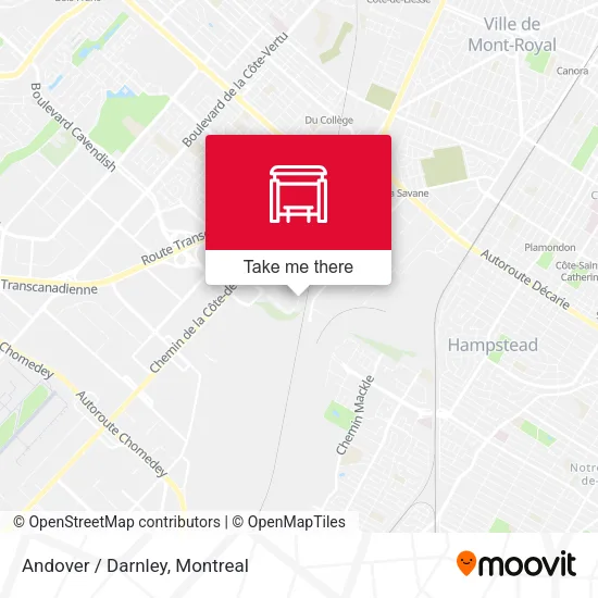 Andover / Darnley map