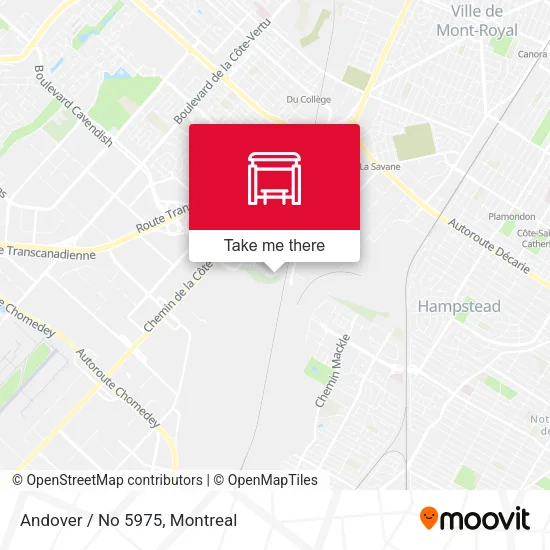Andover / No 5975 map