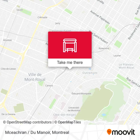 Mceachran / Du Manoir map