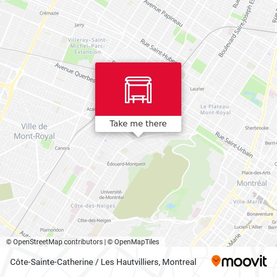 Côte-Sainte-Catherine / Les Hautvilliers map