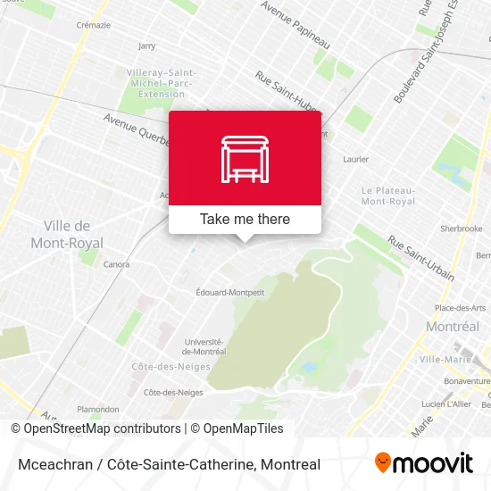 Mceachran / Côte-Sainte-Catherine map