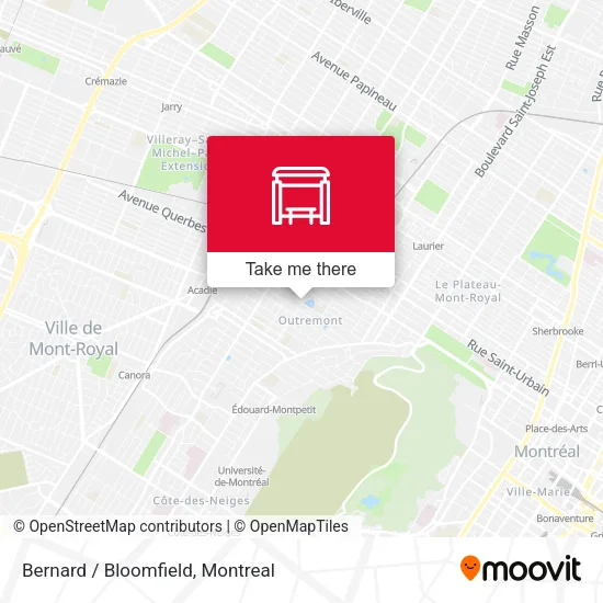 Bernard / Bloomfield map