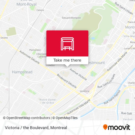 Victoria / the Boulevard map