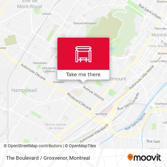 The Boulevard / Grosvenor map