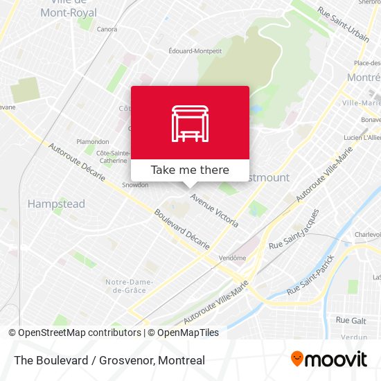 The Boulevard / Grosvenor map