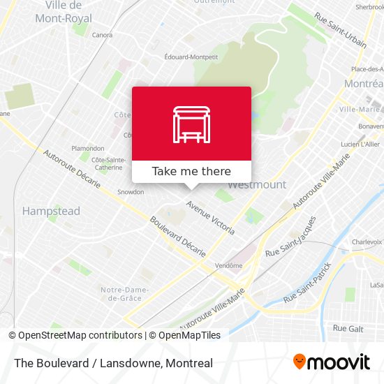 The Boulevard / Lansdowne map