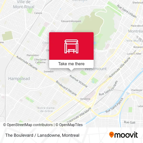The Boulevard / Lansdowne map
