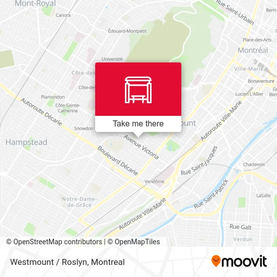 Westmount / Roslyn map