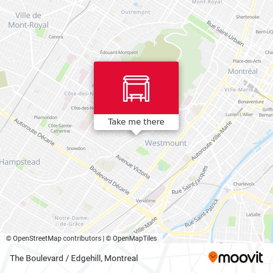 The Boulevard / Edgehill map