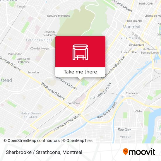 Sherbrooke / Strathcona map