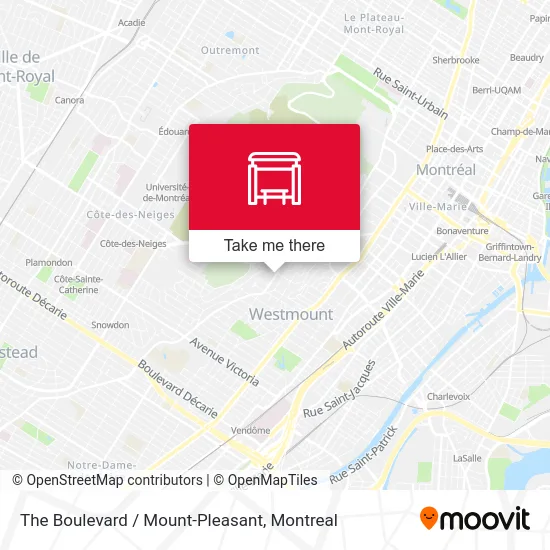 The Boulevard / Mount-Pleasant map
