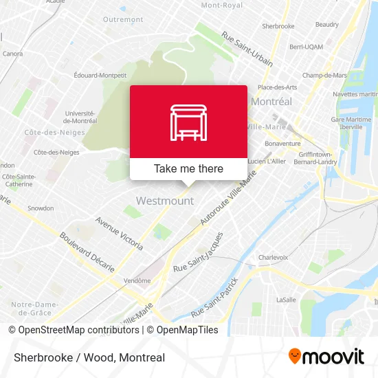 Sherbrooke / Wood map