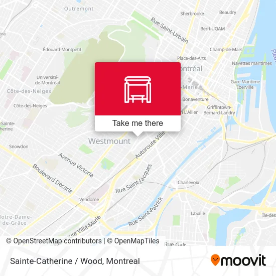 Sainte-Catherine / Wood map