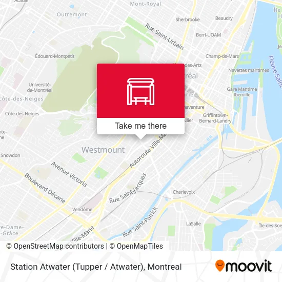 Station Atwater (Tupper / Atwater) map