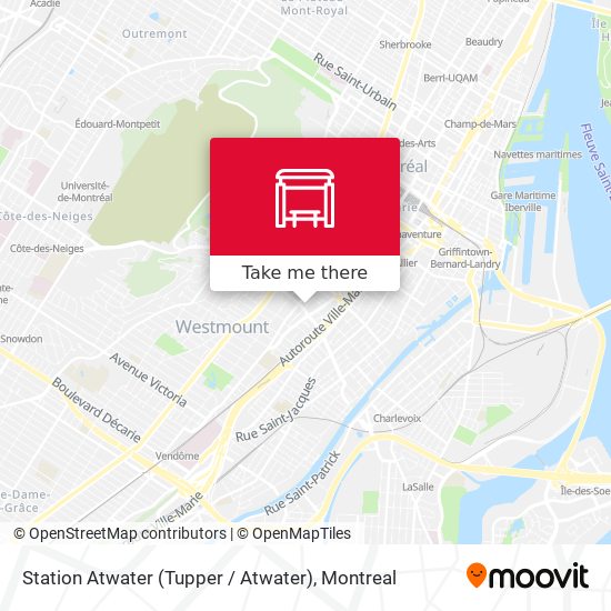 Station Atwater (Tupper / Atwater) map