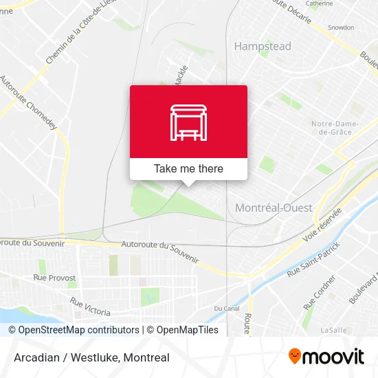 Arcadian / Westluke map
