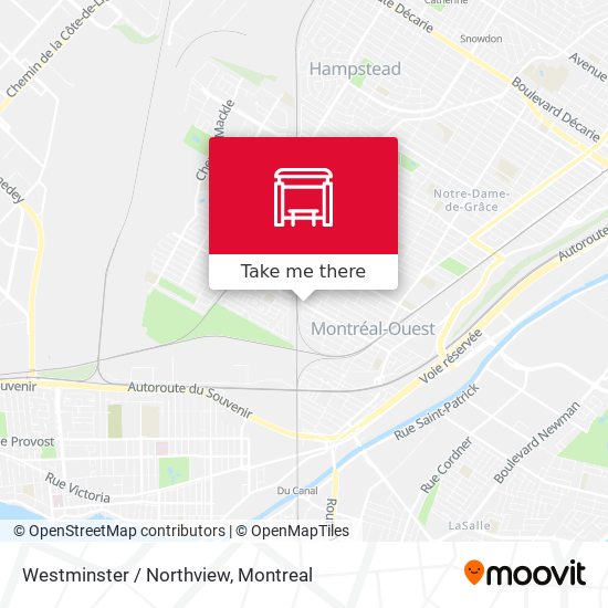 Westminster / Northview map