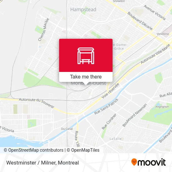 Westminster / Milner map