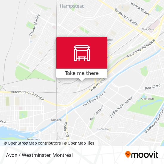 Avon / Westminster map
