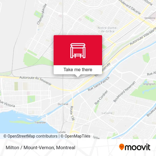 Milton / Mount-Vernon map