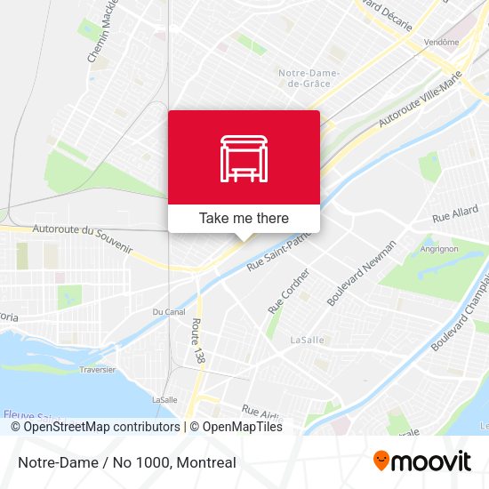 Notre-Dame / No 1000 map