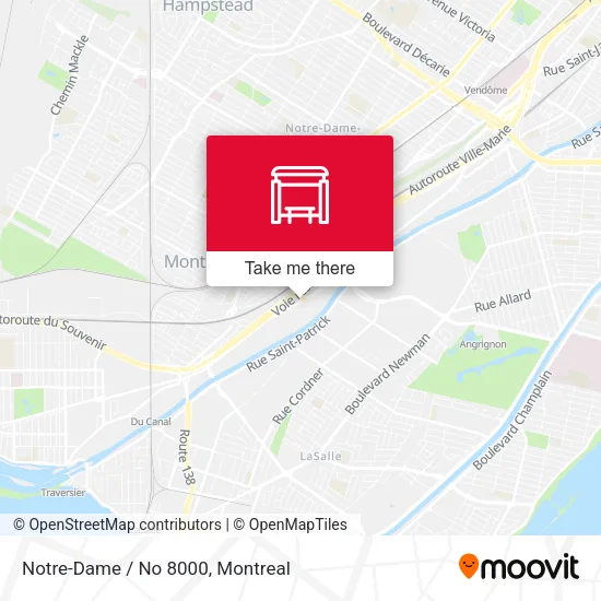 Notre-Dame / No 8000 map