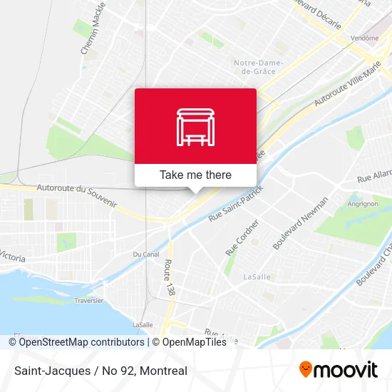 Saint-Jacques / No 92 map