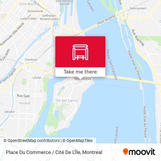 Place Du Commerce / Cité De L'Île map