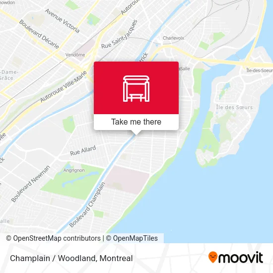 Champlain / Woodland map