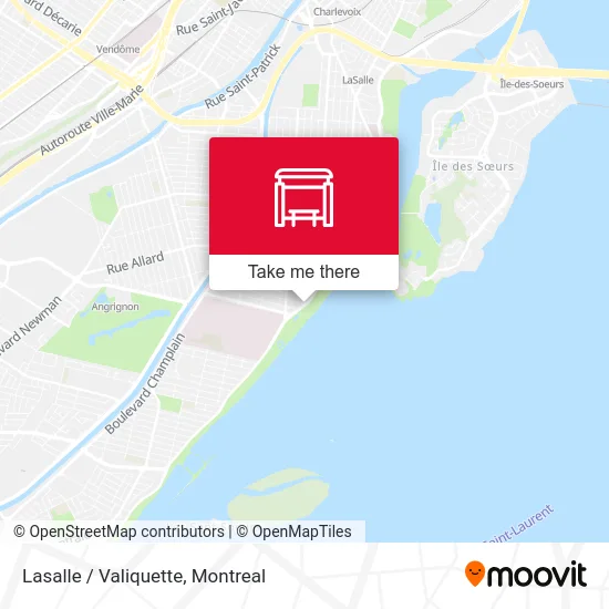 Lasalle / Valiquette map