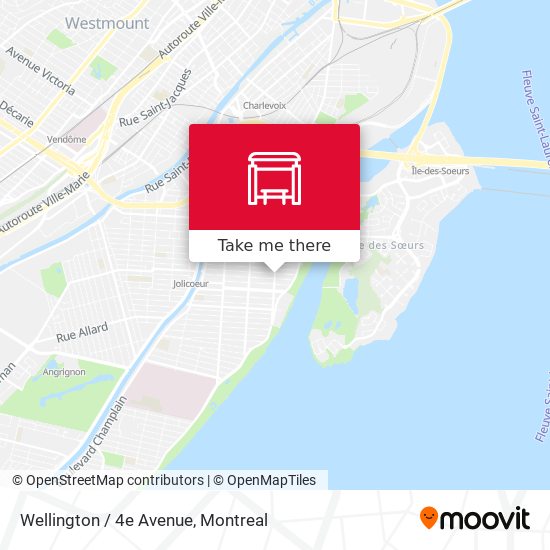 Wellington / 4e Avenue map