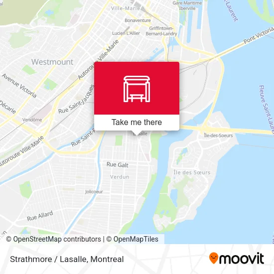 Strathmore / Lasalle map