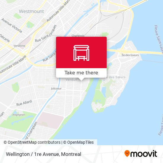 Wellington / 1re Avenue map