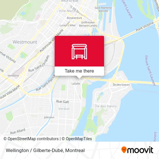 Wellington / Gilberte-Dubé map