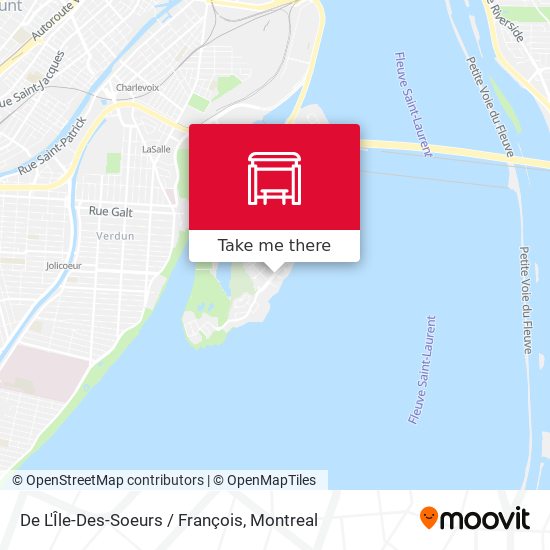 De L'Île-Des-Soeurs / François map