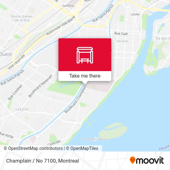 Champlain / No 7100 map