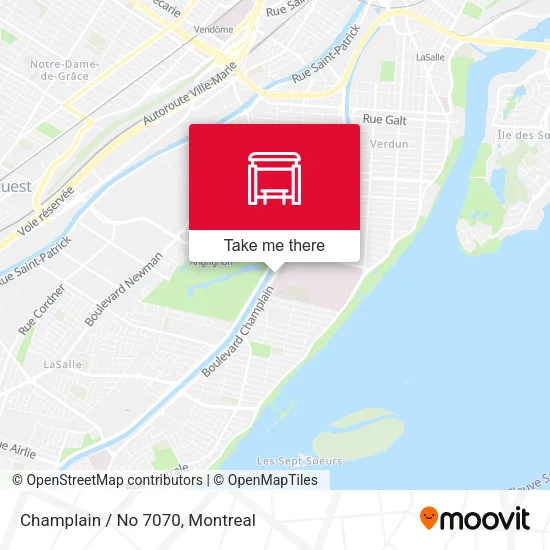 Champlain / No 7070 map
