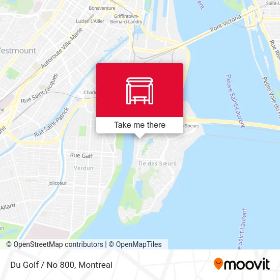 Du Golf / No 800 map