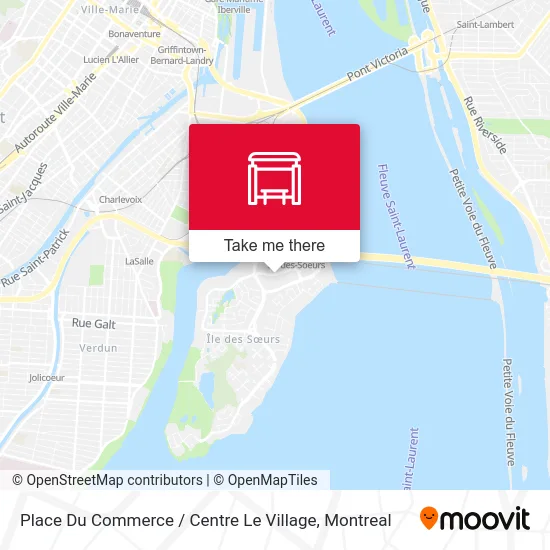 Place Du Commerce / Centre Le Village map