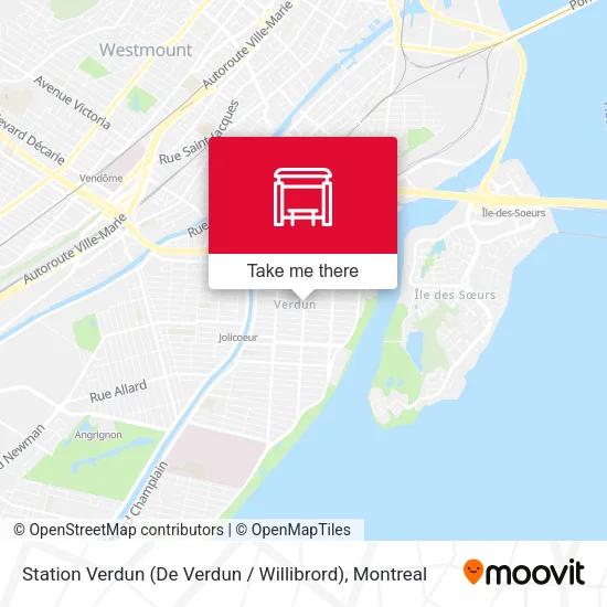 Station Verdun (De Verdun / Willibrord) map
