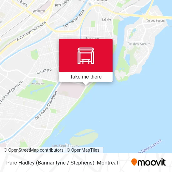 Parc Hadley (Bannantyne / Stephens) map