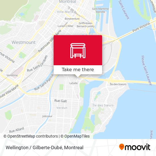Wellington / Gilberte-Dubé map