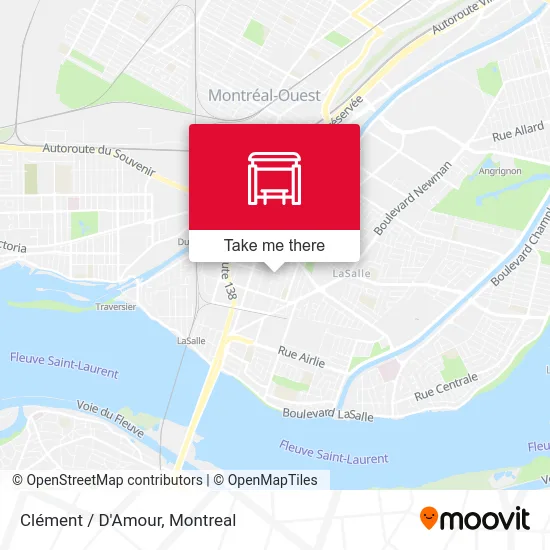 Clément / D'Amour map