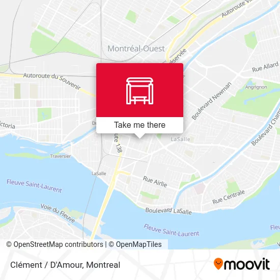 Clément / D'Amour map