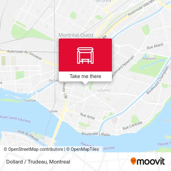 Dollard / Trudeau map