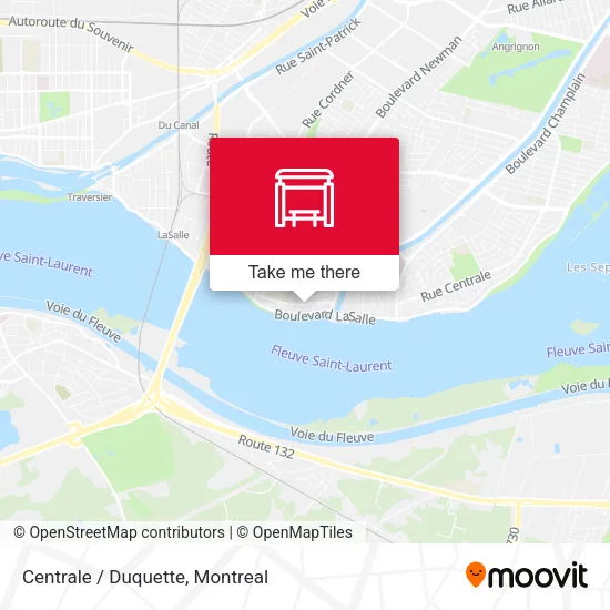 Centrale / Duquette map