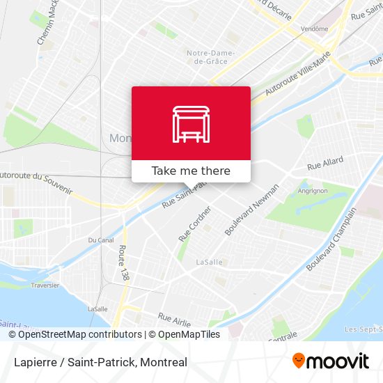 Lapierre / Saint-Patrick map