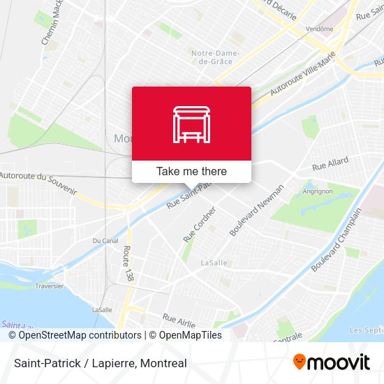 Saint-Patrick / Lapierre map