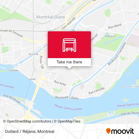 Dollard / Réjane map