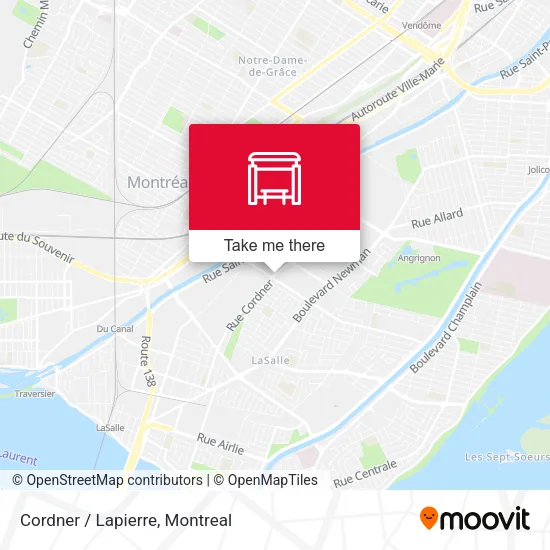 Cordner / Lapierre map